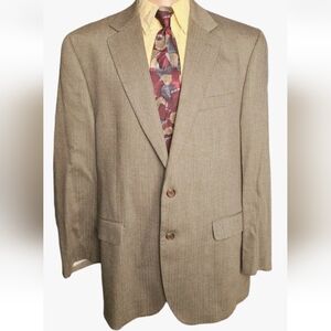 Ralph Ralph Lauren Silk Wool Herringbone Sport Coat Euc